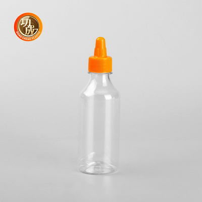 Cylinder Plastic Squeeze Sauce Bottle Dispensing Squeezeable Sauce Container Closure Type
