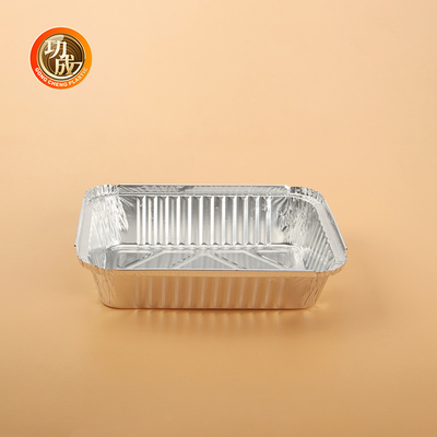 Custom Logo Printed Food Package Boxes Rectangular Shape Silver Foil Lid By Sea/By Air/By Express