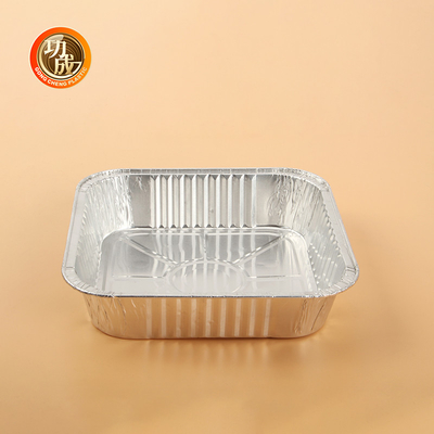 Eco Friendly Aluminum Custom Packing Boxes Rectangular/Round Shape Silver/Gold Foil Lid