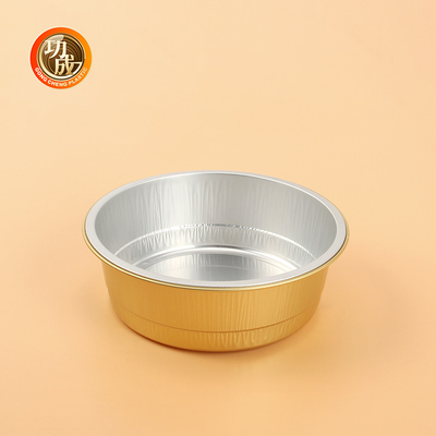 Customize Rectangular Round Food Package Packing Boxes Silver Gold Lid Foil Lid PP Lid