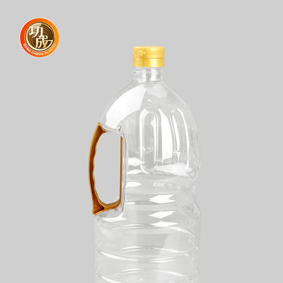 Clear Plastic Condiment Bottles Food Grade Seasonings Packaging 1800ml Capacity
