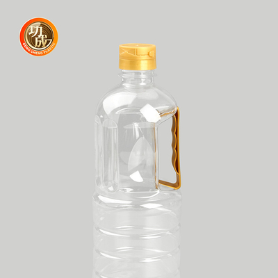 Clear Plastic Condiment Bottles Food Grade Seasonings Packaging 1800ml Capacity