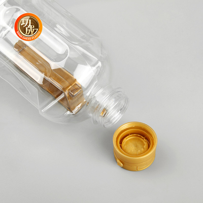 Clear Plastic Condiment Bottles Food Grade Seasonings Packaging 1800ml Capacity