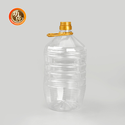 Food Grade Clear Plastic Condiment Bottles Seasonings Cylinder Packaging 1000ml-1800ml