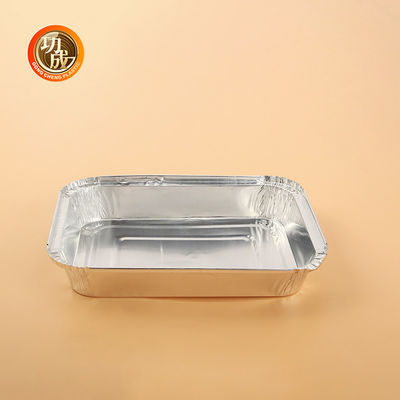 Personalizar paquete de alimentos rectangulares redondos cajas de embalaje de plata de oro tapa tapa de papel de aluminio tapa de PP tapa