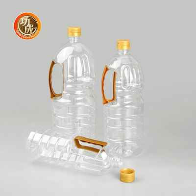 Botellas de plástico con condimento con tornillo en la tapa Condimentos Embalaje 1000ml-1800ml Capacidad