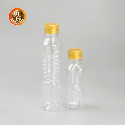 Botellas de plástico transparente para condimentos Condimentos para alimentos Embalaje de 1800 ml Capacidad